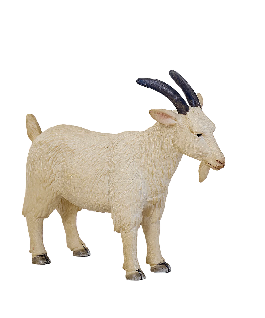 Mojo Billy Goat Medium Animal Figure Toy, Realistic Farm Animal Collectible for Kids