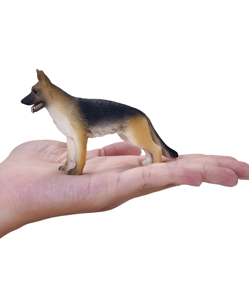 Mojo German Shepherd Medium Animal Figure Toy, Realistic Dog Collectible for Kids
