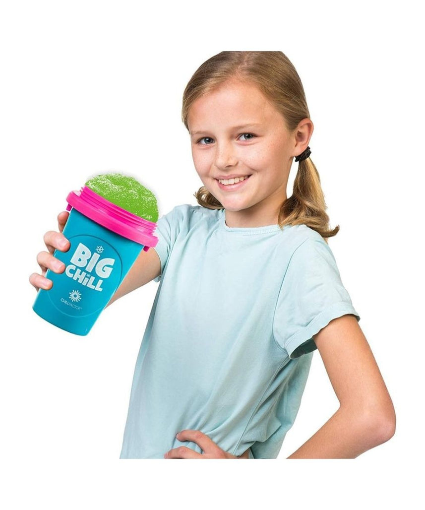 ChillFactor Slushy Maker Blue, Reusable Frozen Drink Cup for Making Slushies in Seconds, Fun Kitchen Toy for Kids Aged 6+