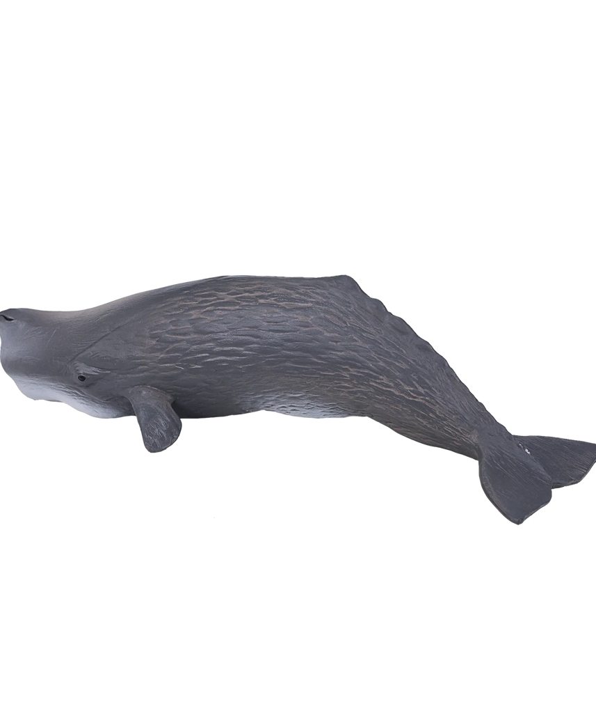 Mojo Sperm Whale Deluxe II Animal Figure Toy, Realistic Ocean Wildlife Collectible for Kids
