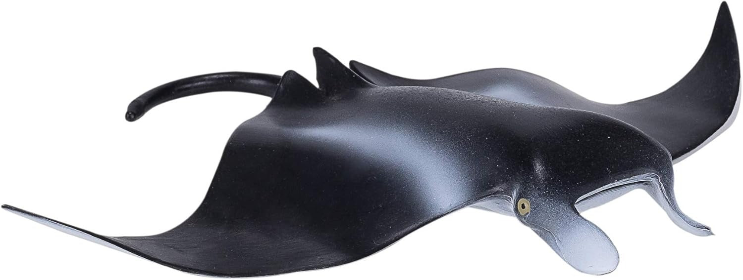 Mojo Manta Ray Large Animal Figure Toy, Realistic Ocean Wildlife Collectible for Kids