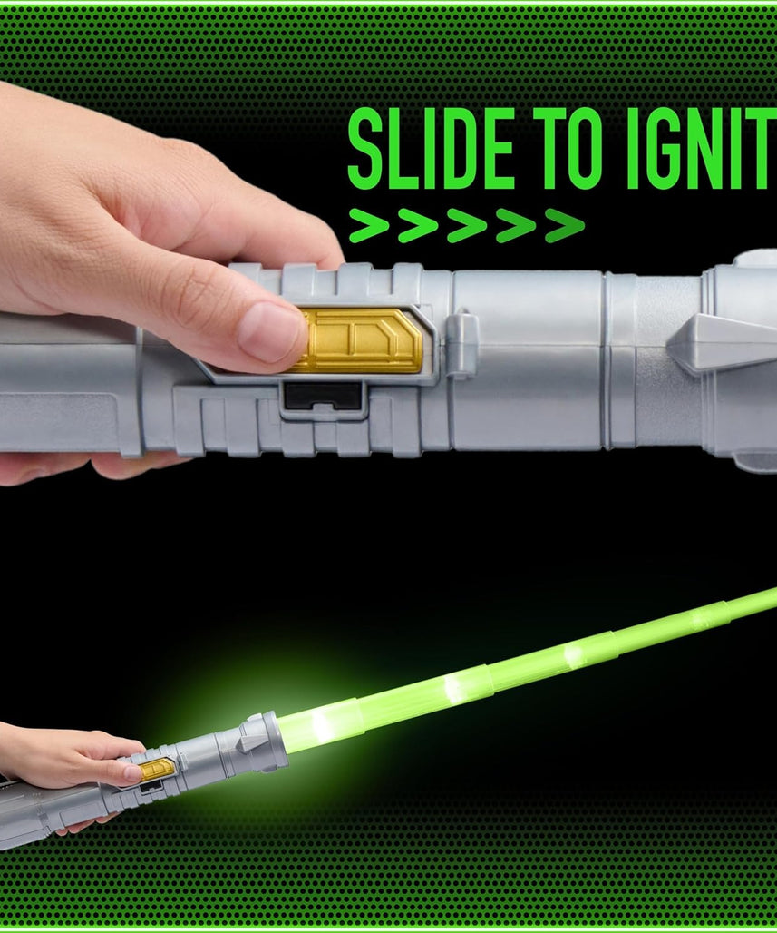Power Saber Energy Blade Green, Light-Up Sword with Motion Sounds and Flash Effects, Exciting Role Play Toy for Kids Aged 6+