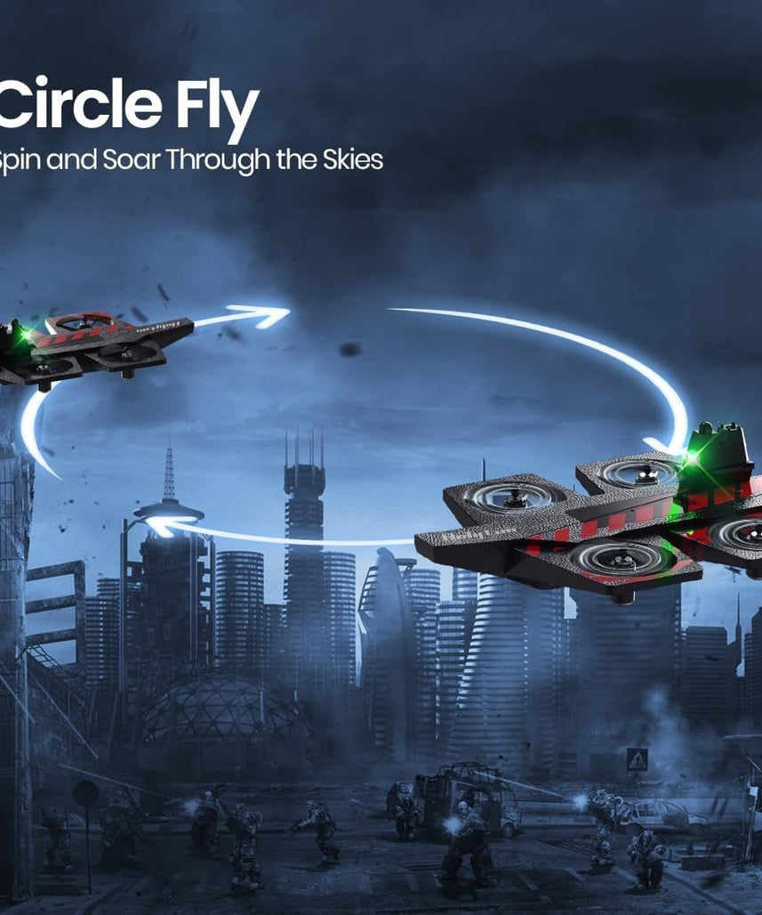 4CH HolyTon Drone, Multi-Mode Water Land Air Drone with Vertical Takeoff, Exciting STEM Flying Toy for Kids Aged 8+