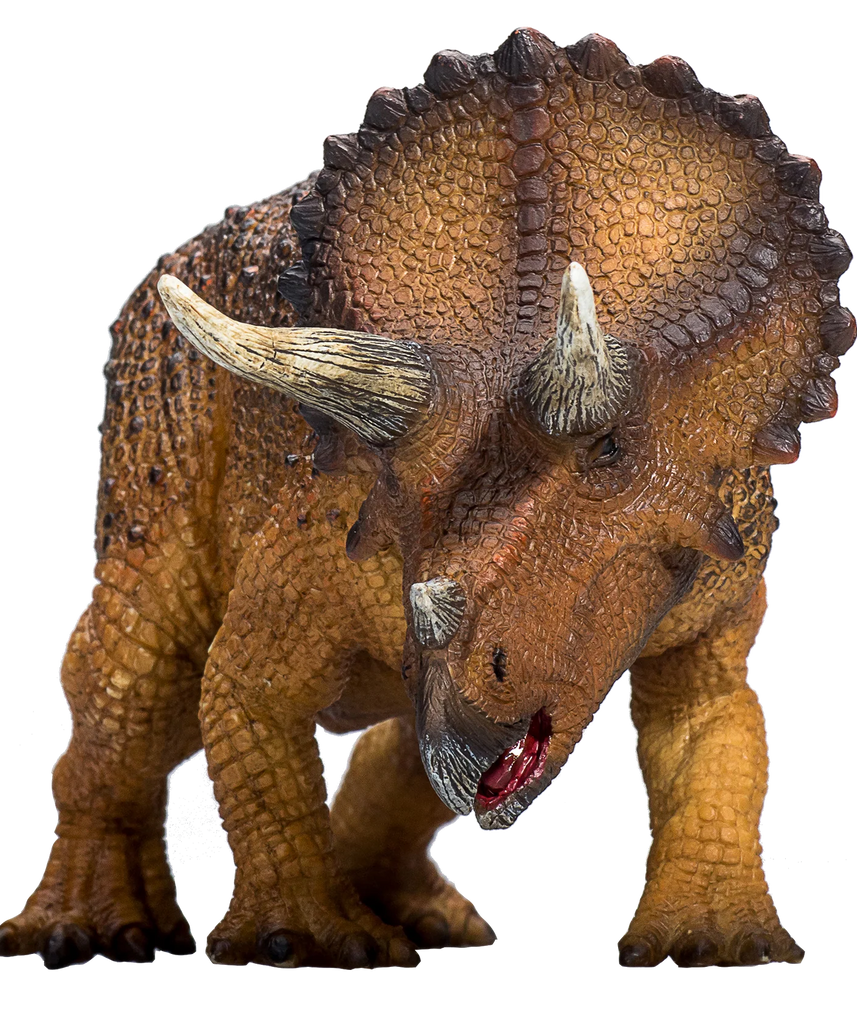 Triceratops XXL Dinosaur Figure Toy, Realistic Prehistoric Collectible for Kids