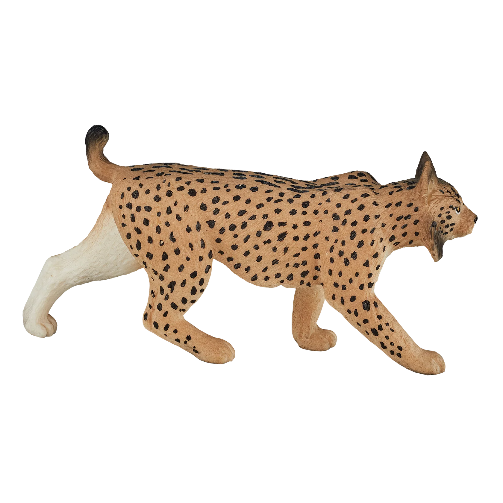Mojo Iberian Lynx Medium Animal Figure Toy, Realistic Wild Cat Collectible for Kids