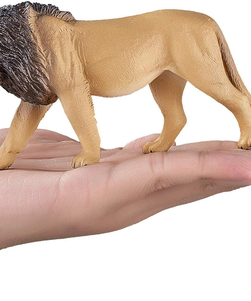 Mojo Lion Male Large Animal Figure Toy, Realistic Safari Collectible for Kids