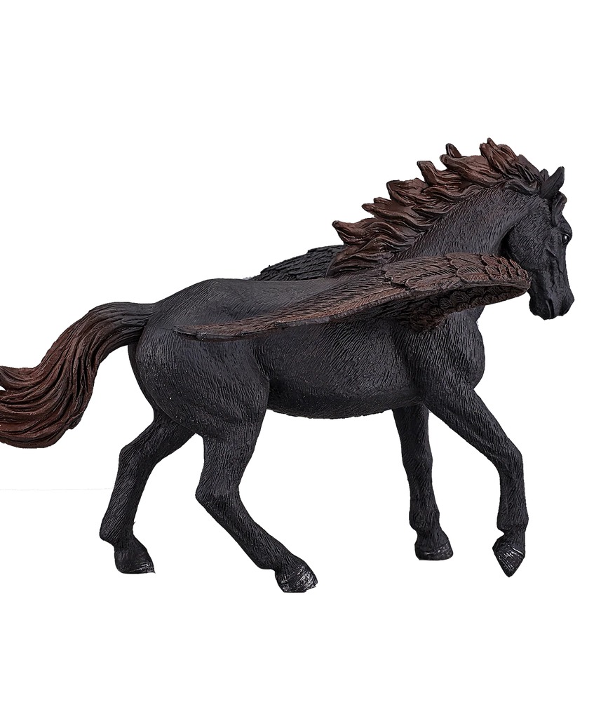 Black Pegasus XXL Fantasy Animal Figure Toy, Magical Collectible for Kids