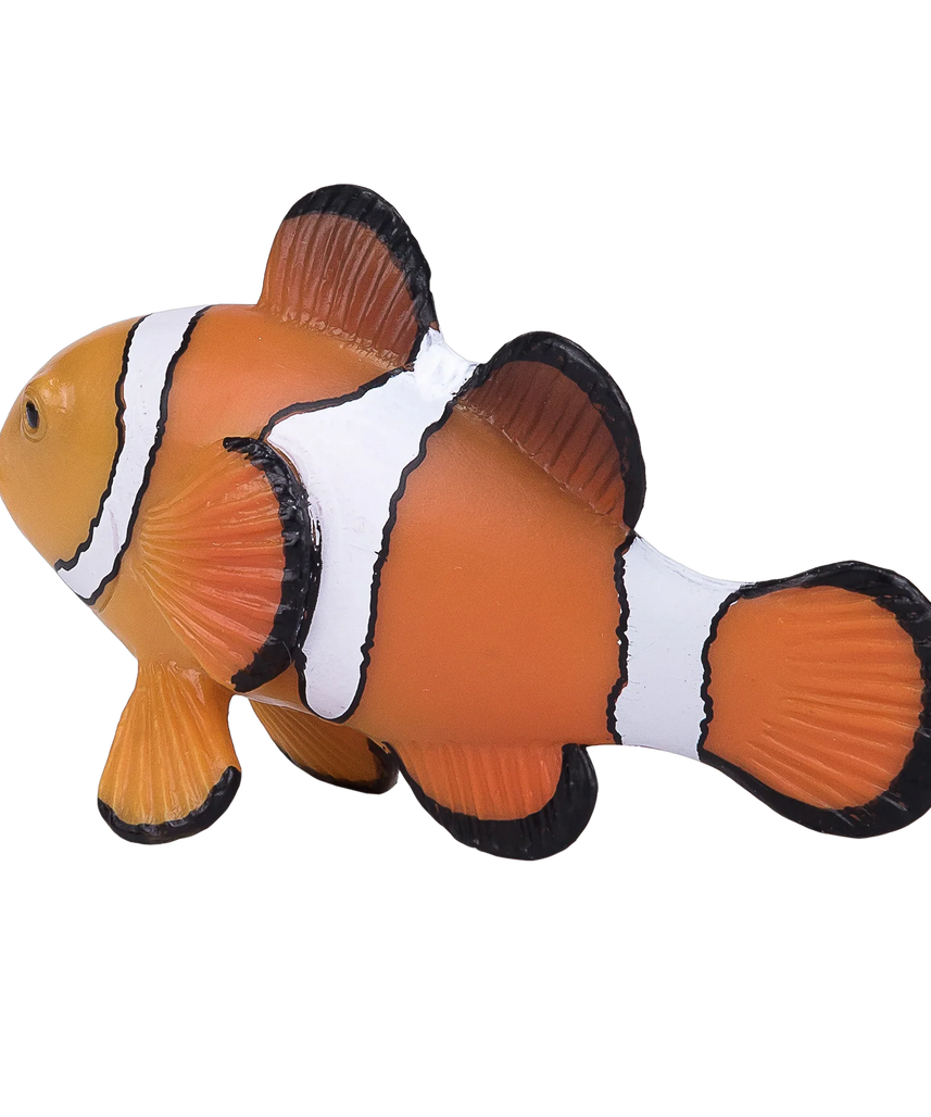 Mojo Clown Fish Medium Animal Figure Toy, Realistic Ocean Collectible for Kids