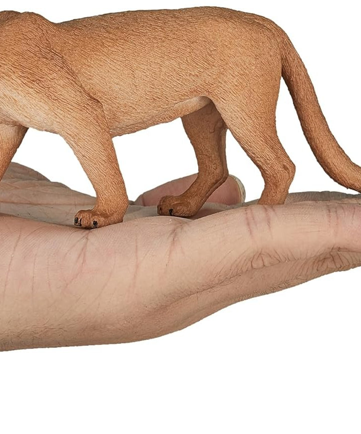 Mojo Mountain Lion Large Animal Figure Toy, Realistic Wild Cat Collectible for Kids