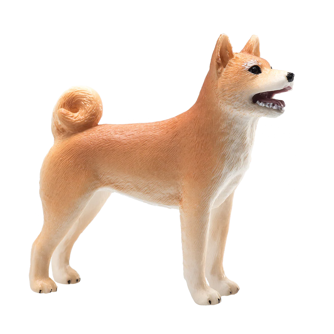 Mojo Shiba Inu Medium Animal Figure Toy, Realistic Dog Collectible for Kids