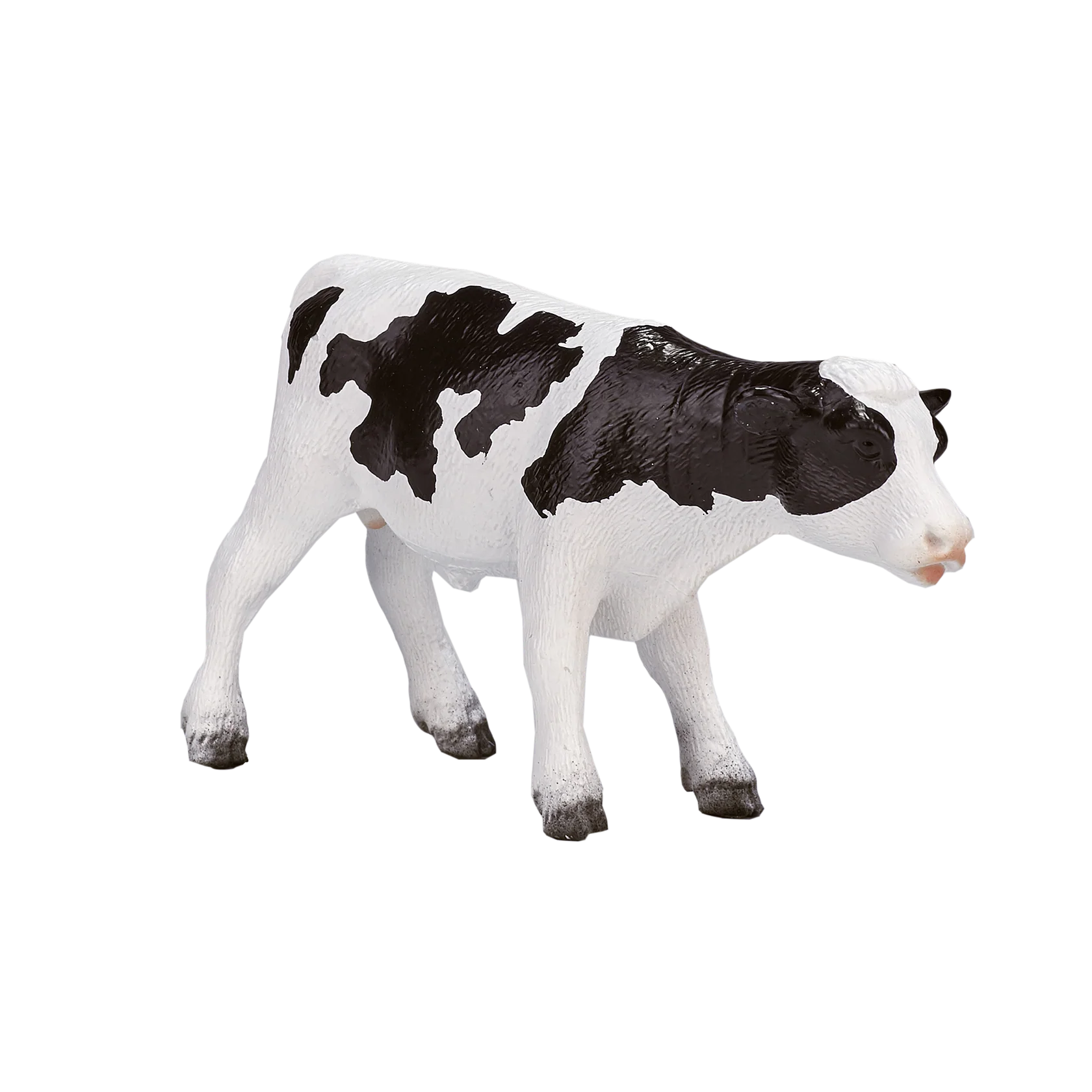 Mojo Holstein Calf Standing Medium Animal Figure Toy, Realistic Farm Collectible for Kids