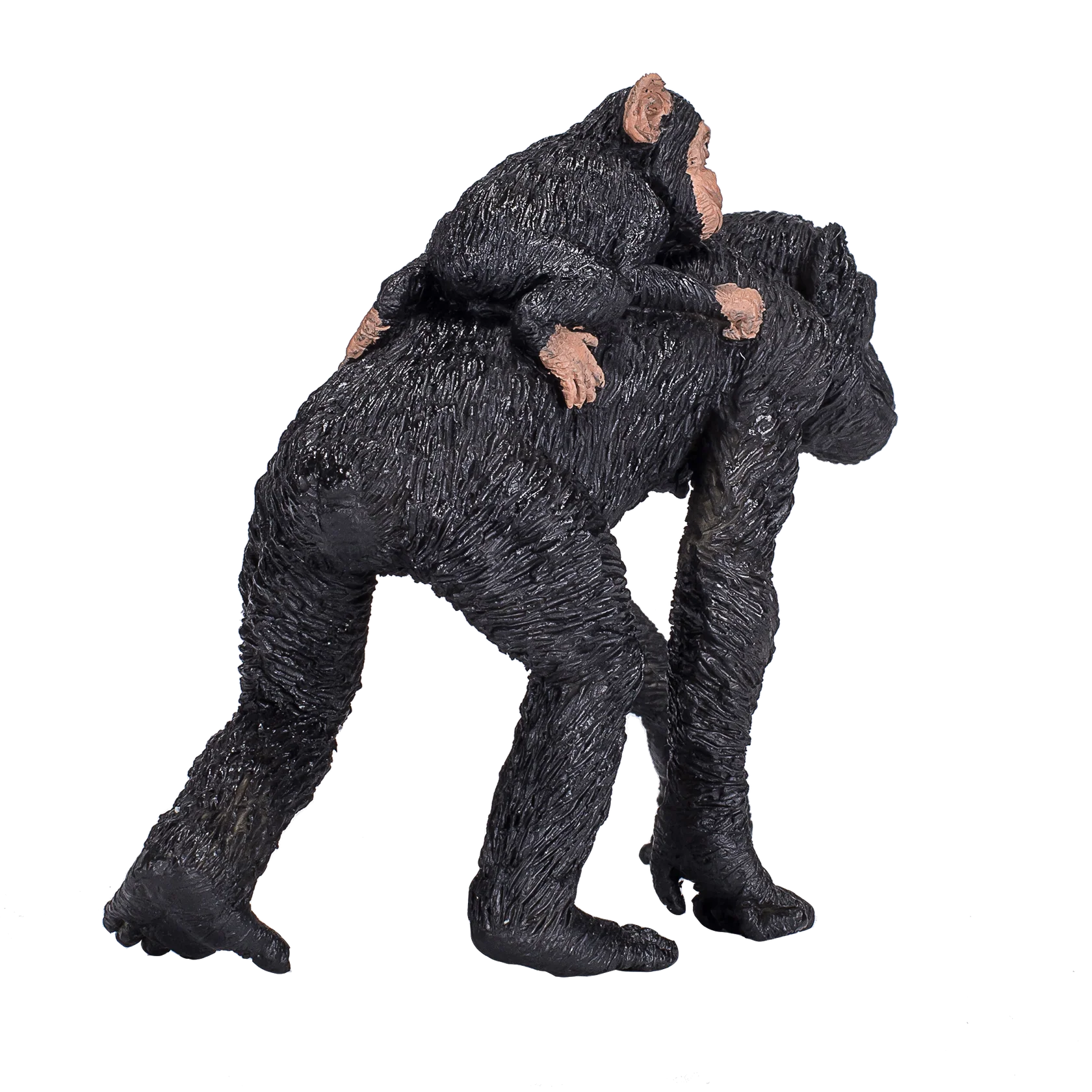 Mojo Chimpanzee with Baby XL Animal Figure Toy, Realistic Jungle Wildlife Collectible for Kids