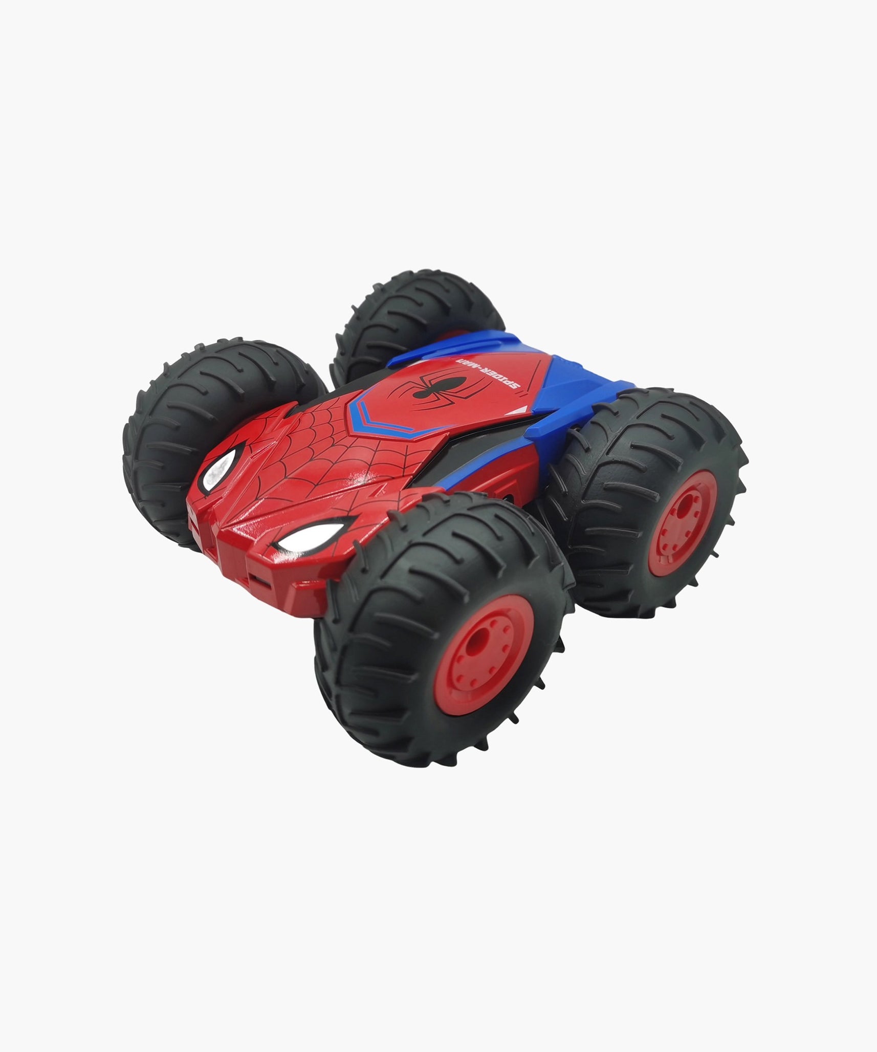 Marvel Avengers Spider-Man Stunt RC Car, Remote Control Cyclone Car with Lights, Thrilling Gift for Kids Aged 6+