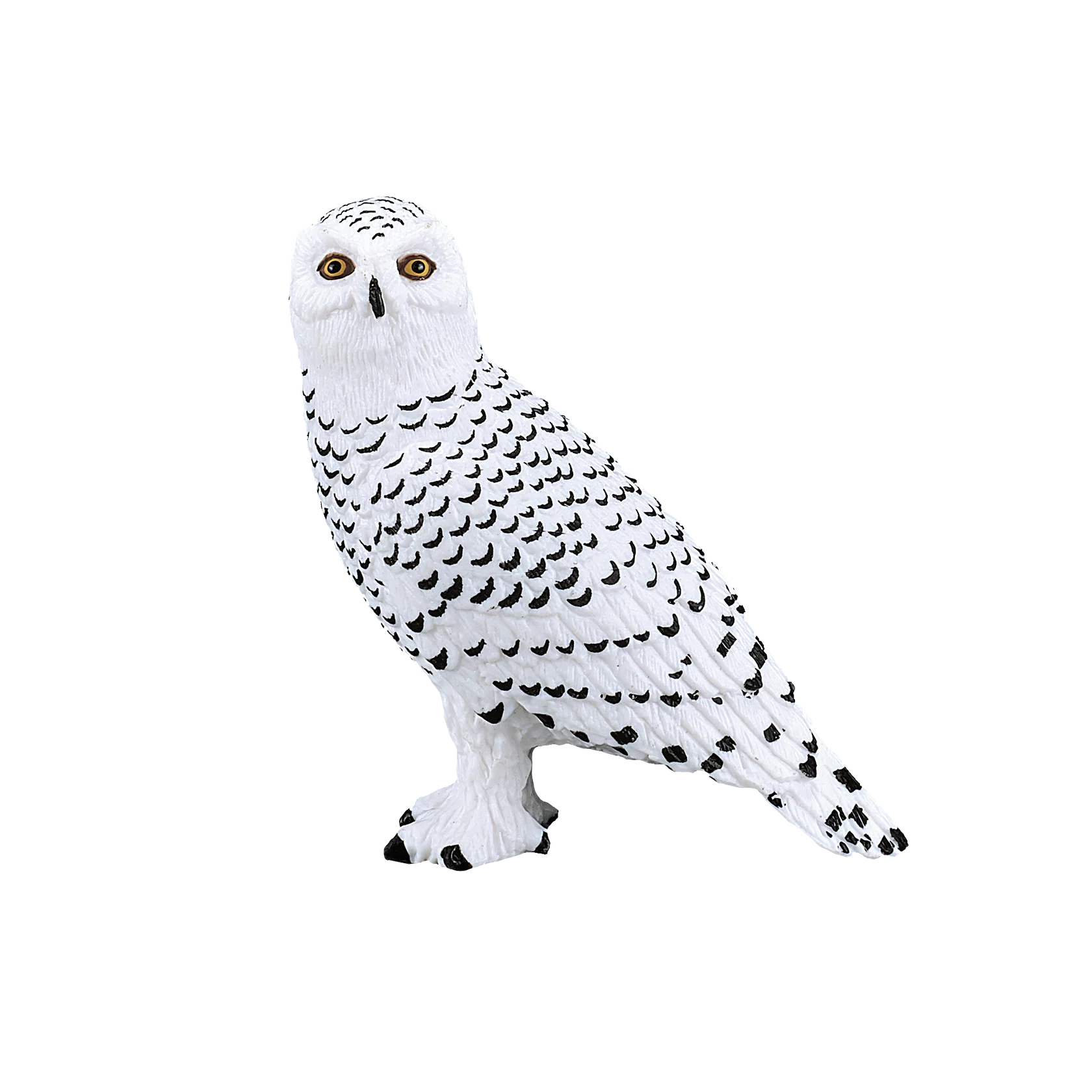 Mojo Snowy Owl Medium Animal Figure Toy, Realistic Arctic Bird Collectible for Kids