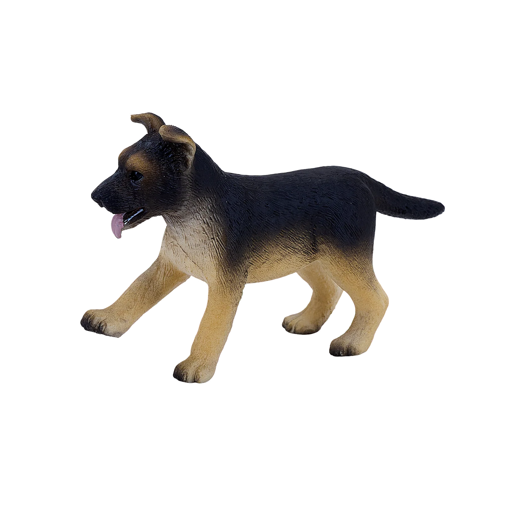 Mojo German Shepherd Puppy Small Animal Figure Toy, Lifelike Dog Collectible for Children