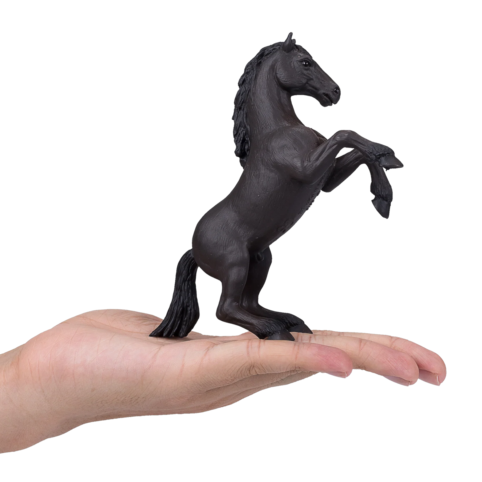 Mojo Mustang Black XL Animal Figure Toy, Realistic Horse Collectible for Kids