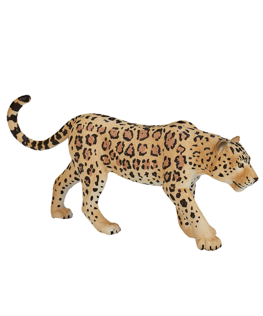 Mojo Leopard Large Animal Figure Toy, Realistic Wildlife Collectible for Kids
