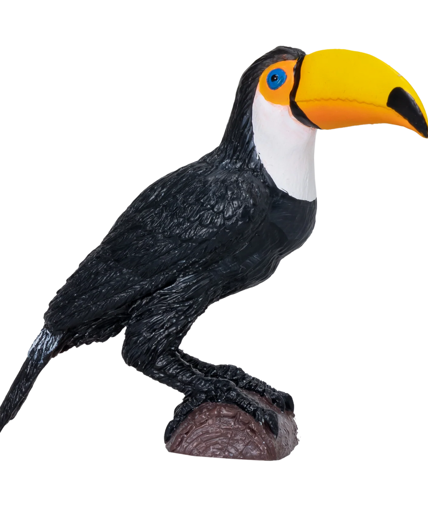 Mojo Toucan Large Animal Figure Toy, Realistic Bird Collectible for Kids