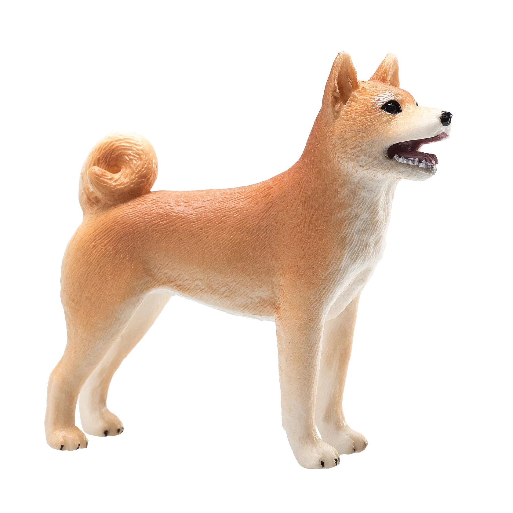 Mojo Shiba Inu Medium Animal Figure Toy, Realistic Dog Collectible for Kids