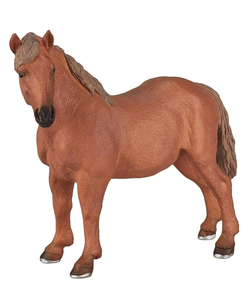 Mojo Suffolk Punch Mare XL Animal Figure Toy, Realistic Horse Collectible for Kids