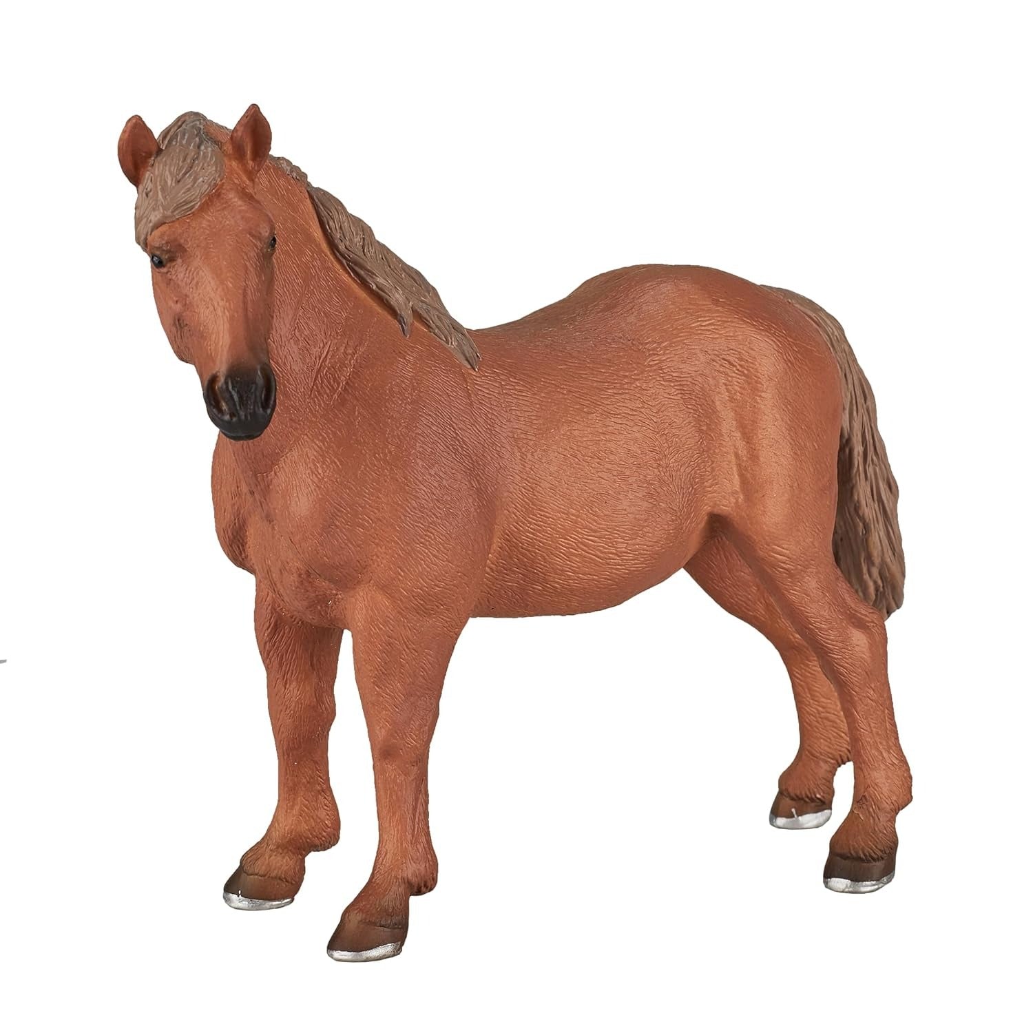 Mojo Suffolk Punch Mare XL Animal Figure Toy, Realistic Horse Collectible for Kids