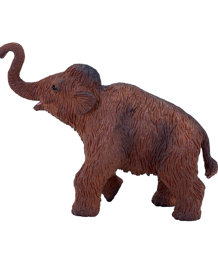 Mojo Woolly Mammoth Calf Large Animal Figure Toy, Prehistoric Wildlife Collectible for Kids