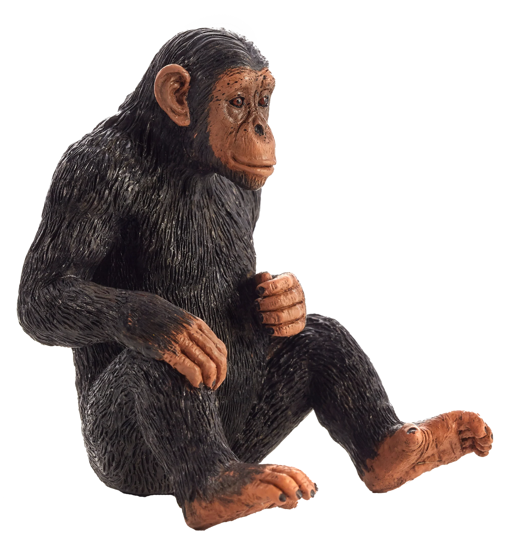 Mojo Chimpanzee Large Animal Figure Toy, Realistic Jungle Wildlife Collectible for Kids