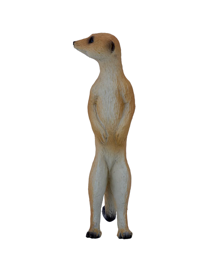 Mojo Meerkat Small Animal Figure Toy, Realistic Desert Wildlife Collectible for Kids