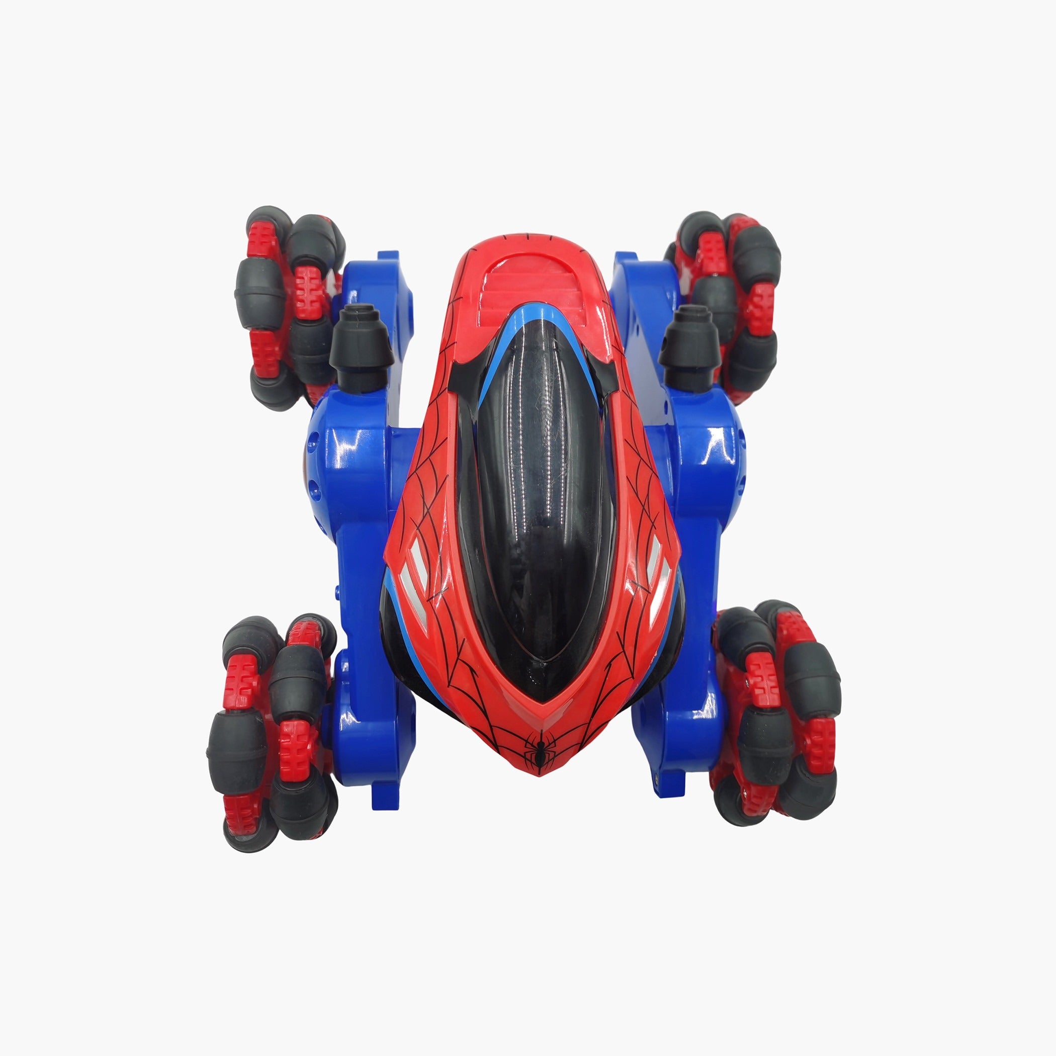 Marvel Avengers Spider-Man Drift RC Car, Remote Control Exploration Stunt Car with Lights and USB Charging, Exciting Gift for Boys Aged 6+