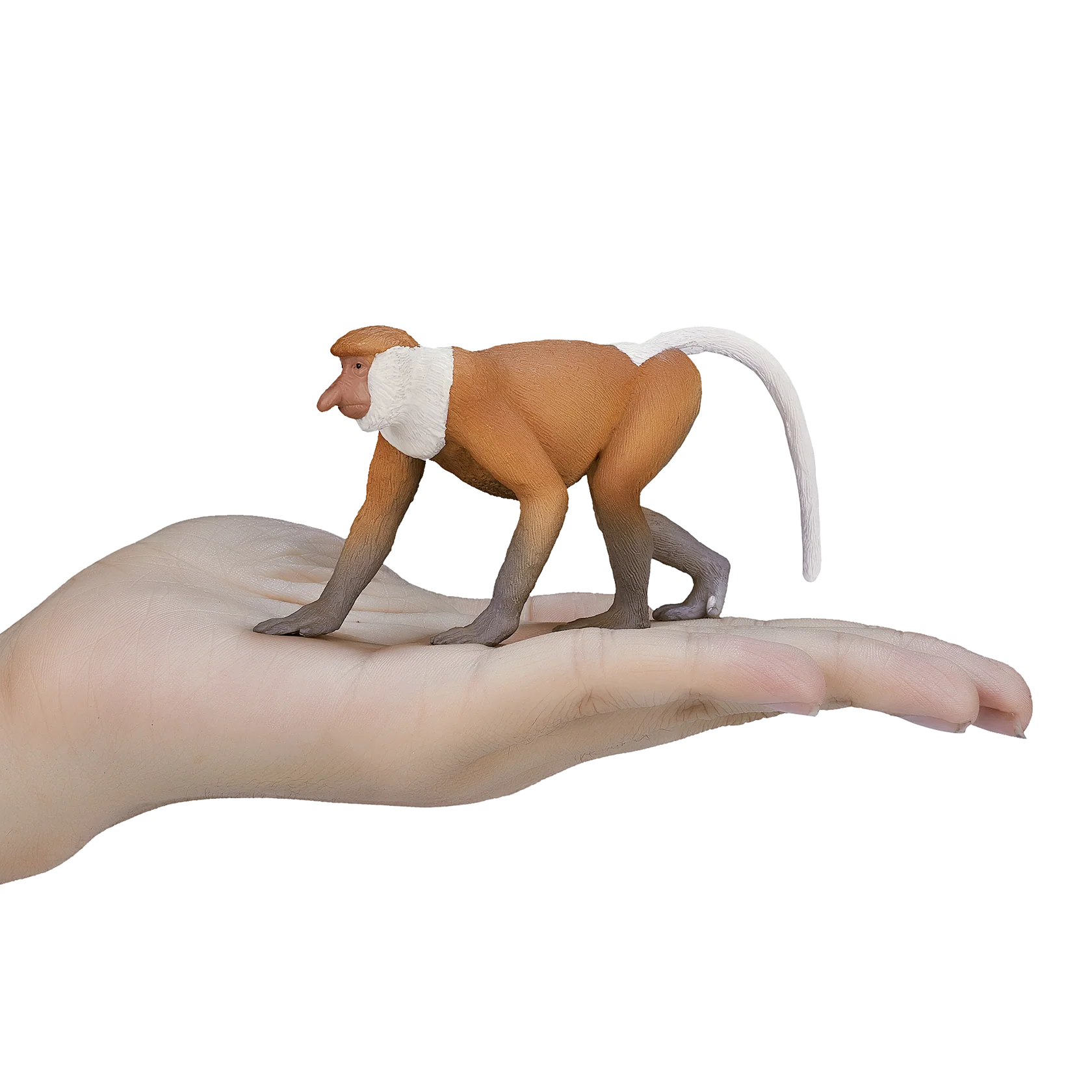 Mojo Proboscis Monkey Large Animal Figure Toy, Realistic Jungle Animal Collectible for Kids