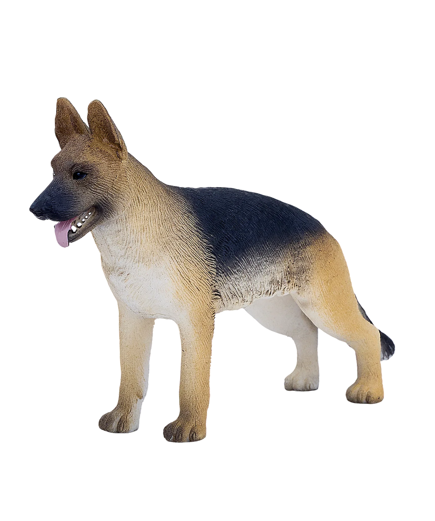 Mojo German Shepherd Medium Animal Figure Toy, Realistic Dog Collectible for Kids