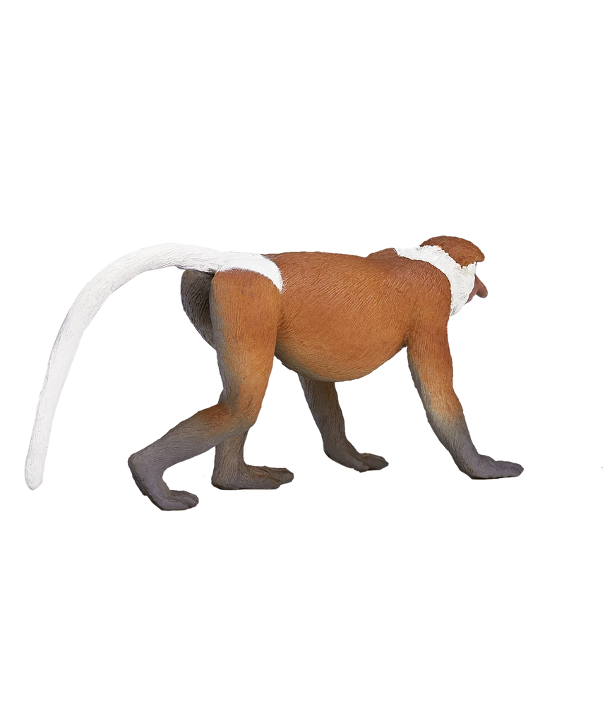 Mojo Proboscis Monkey Large Animal Figure Toy, Realistic Jungle Animal Collectible for Kids