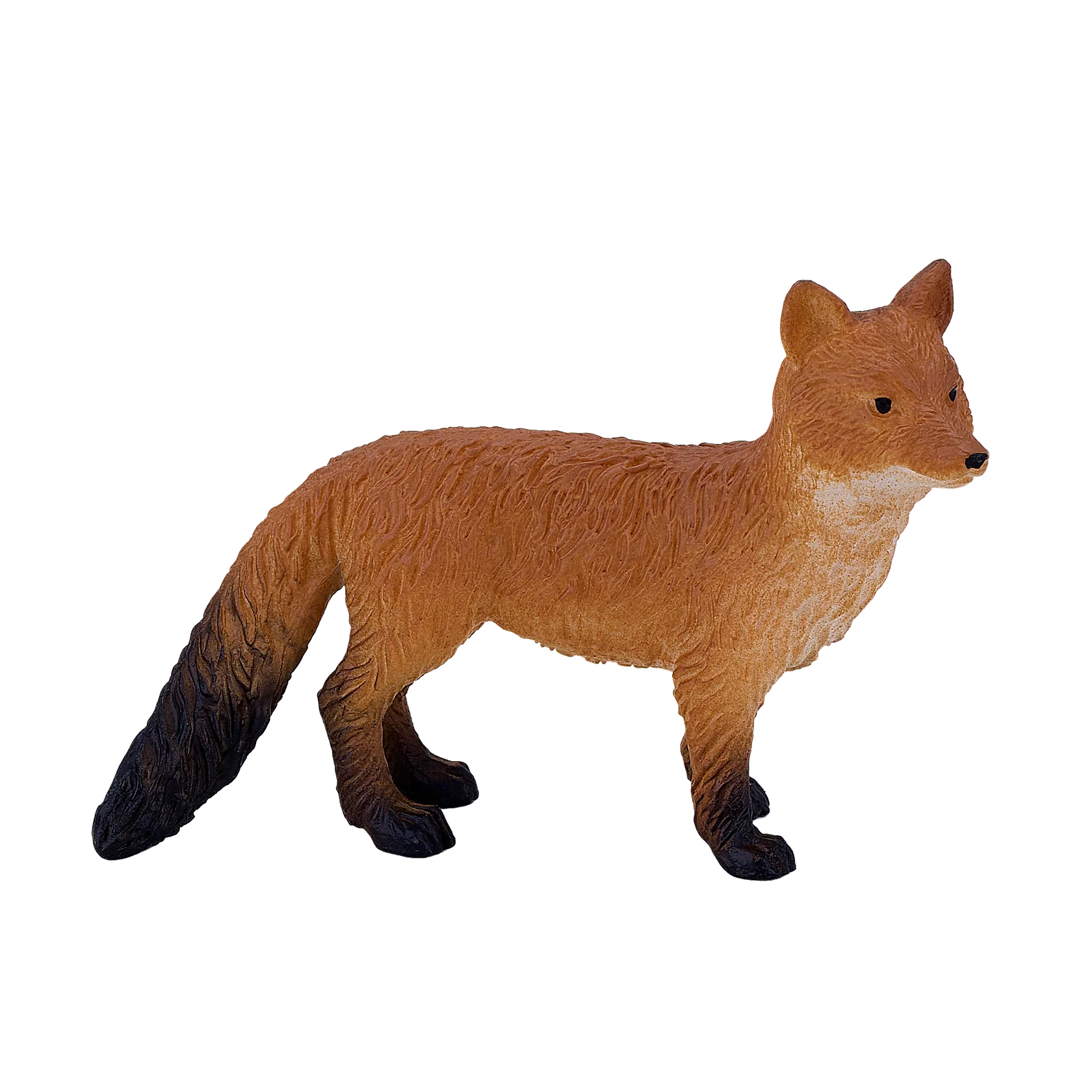 Mojo Red Fox Small Animal Figure Toy, Realistic Forest Wildlife Collectible for Kids