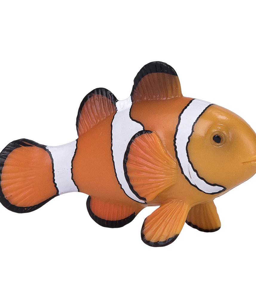 Mojo Clown Fish Medium Animal Figure Toy, Realistic Ocean Collectible for Kids