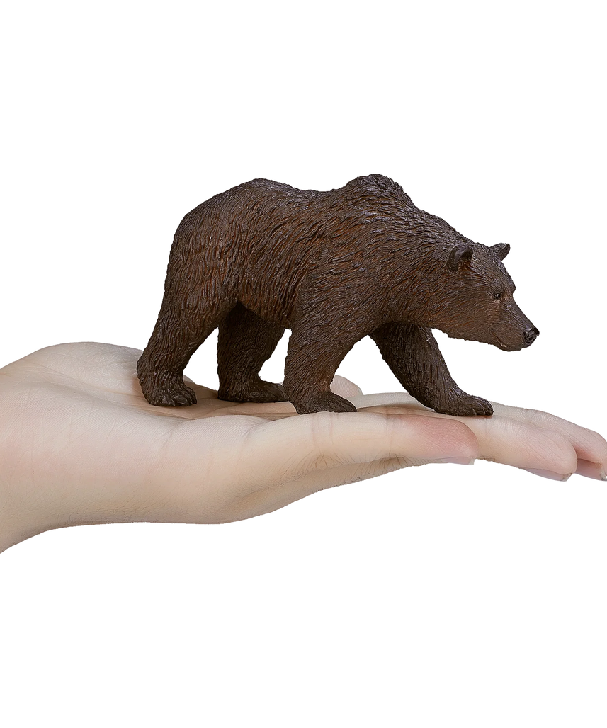 Mojo Grizzly Bear Large Animal Figure Toy, Realistic Forest Wildlife Collectible for Kids