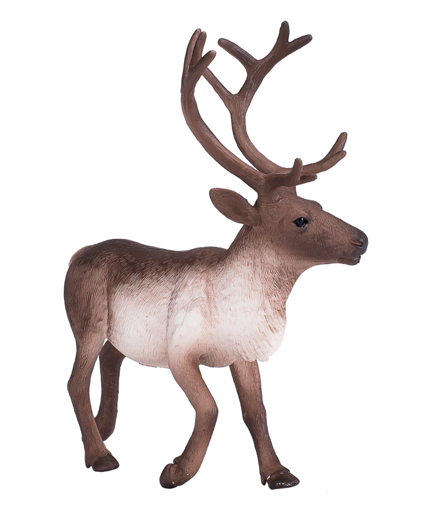 Mojo Reindeer XL Animal Figure Toy, Realistic Arctic Wildlife Collectible for Kids