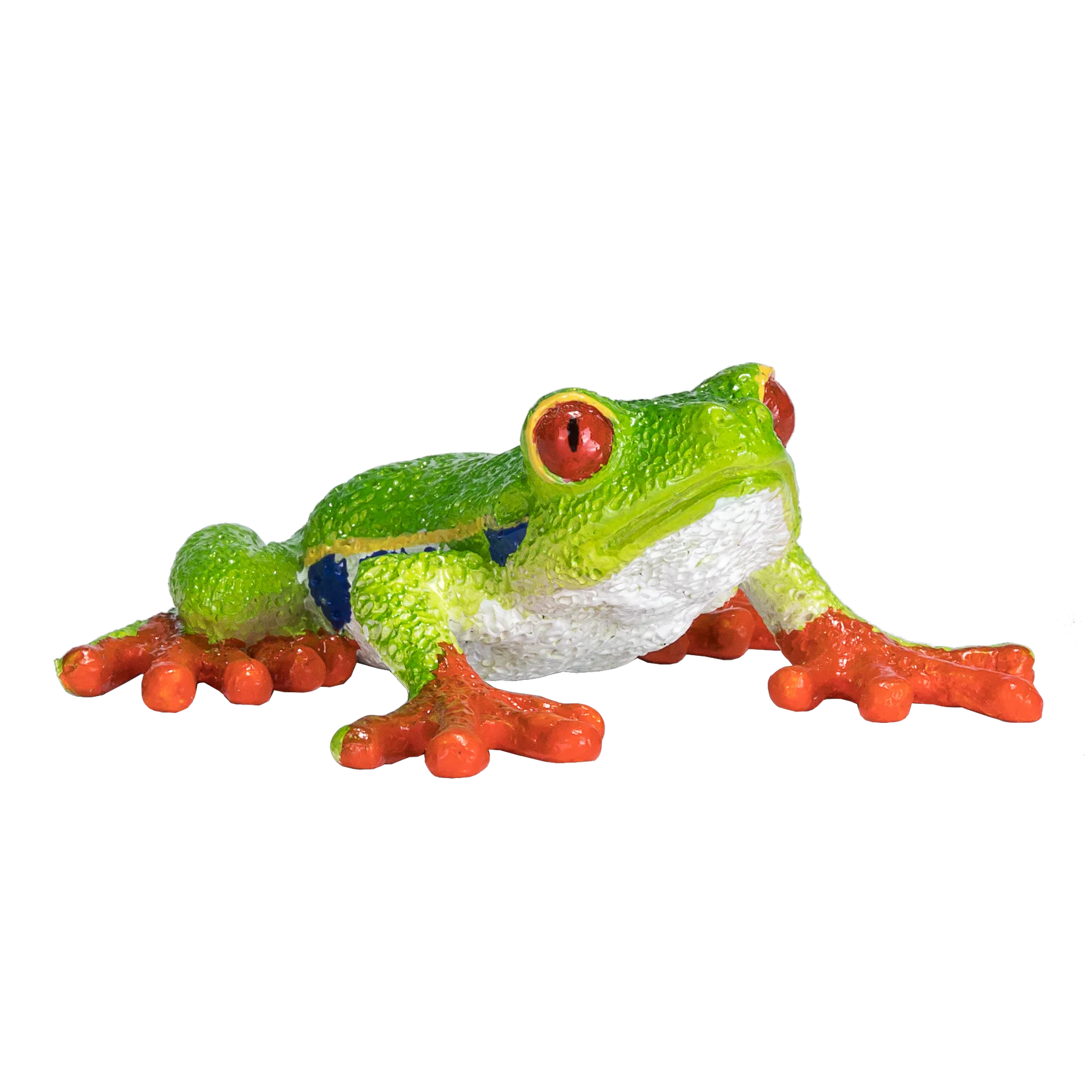 Mojo Red Eyed Tree Frog Medium Animal Figure Toy, Realistic Amphibian Collectible for Kids