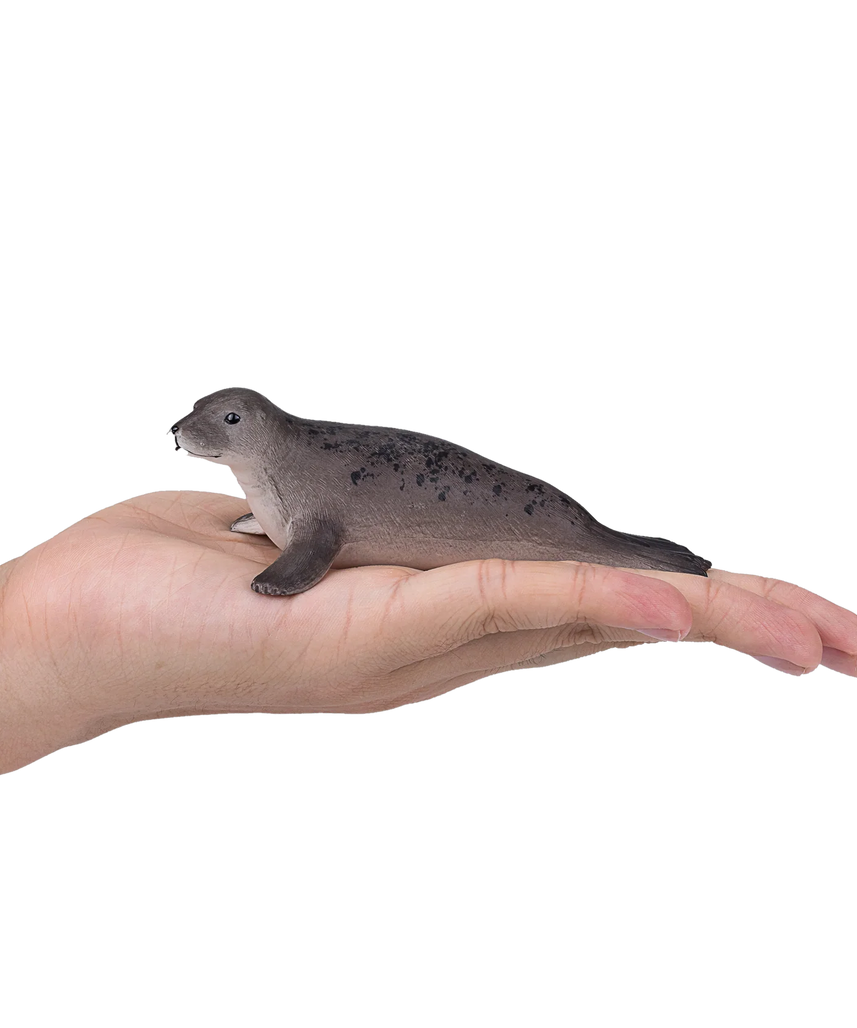 Mojo Grey Seal Large Animal Figure Toy, Realistic Sea Life Collectible for Kids