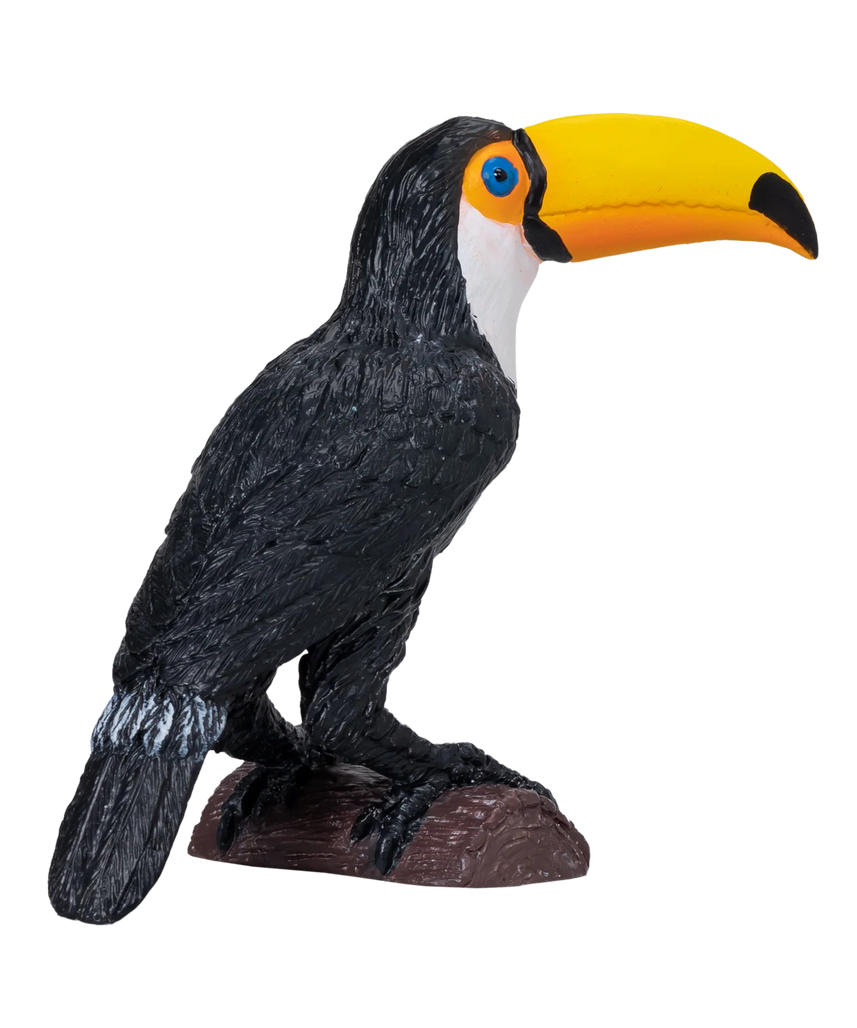 Mojo Toucan Large Animal Figure Toy, Realistic Bird Collectible for Kids