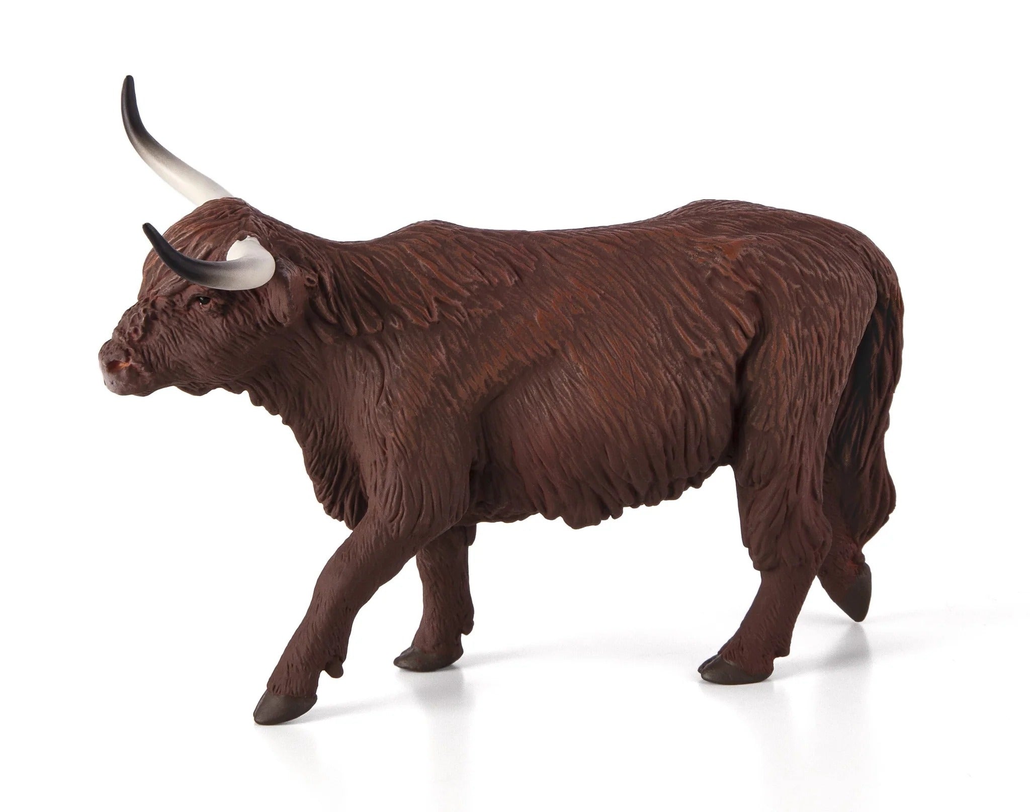 Mojo Highland Cow XL Animal Figure Toy, Realistic Farm Animal Collectible for Kids