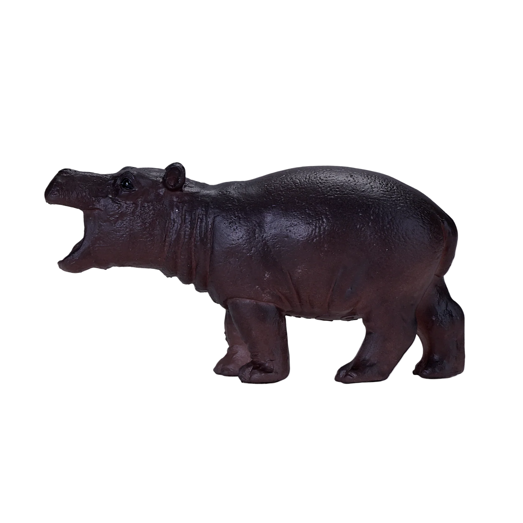 Mojo Hippopotamus Baby Small Animal Figure Toy, Wildlife Safari Collectible for Kids