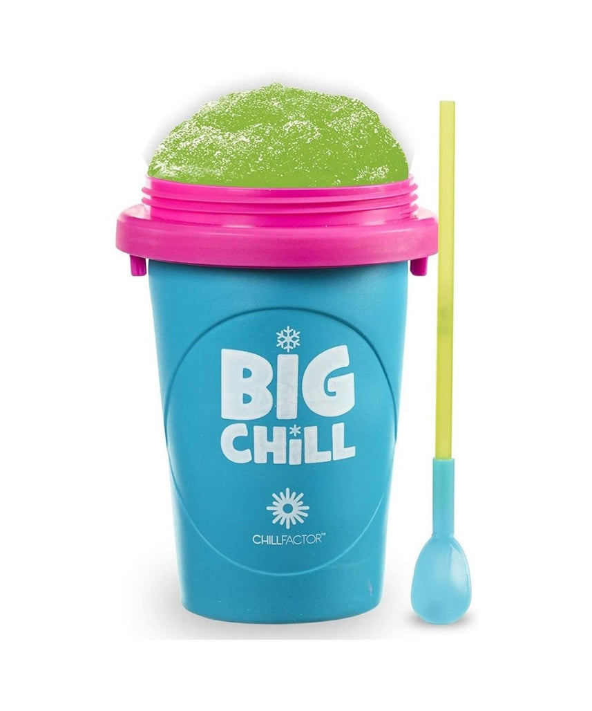ChillFactor Slushy Maker Blue, Reusable Frozen Drink Cup for Making Slushies in Seconds, Fun Kitchen Toy for Kids Aged 6+