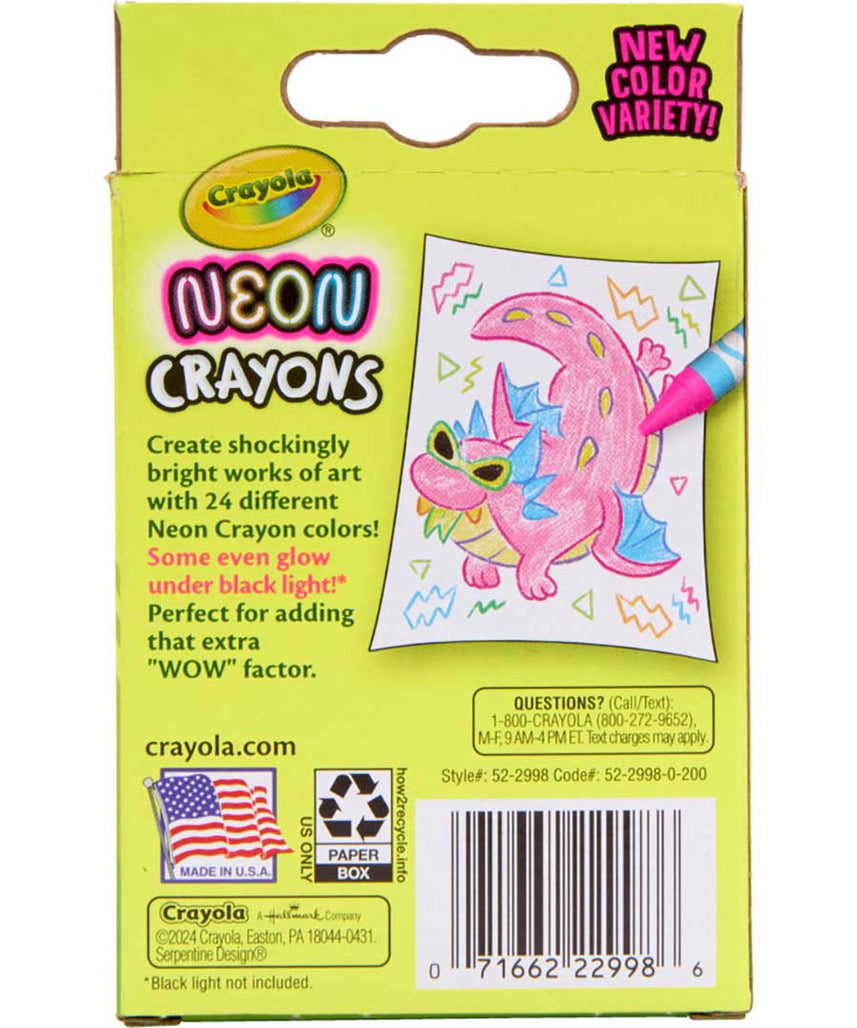 Crayola - 24 ct. Neon Crayons