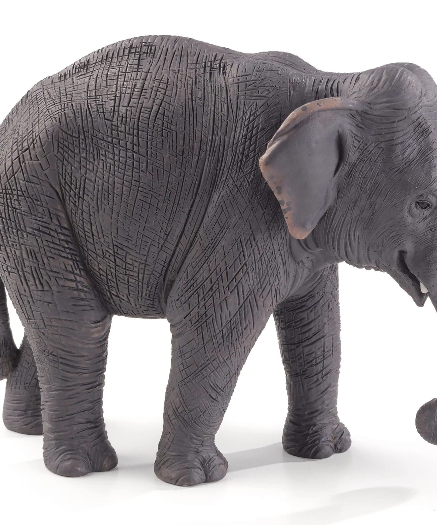 Mojo Asian Elephant XL Animal Figure Toy, Realistic Safari Wildlife Collectible for Kids