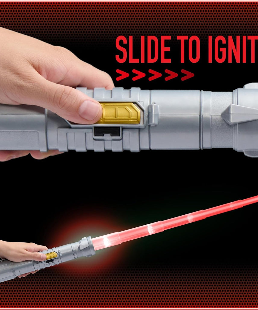 Power Saber Energy Blade Red, Light-Up Sword with Motion Sounds and Flash Effects, Action Role Play Toy for Kids Aged 6+