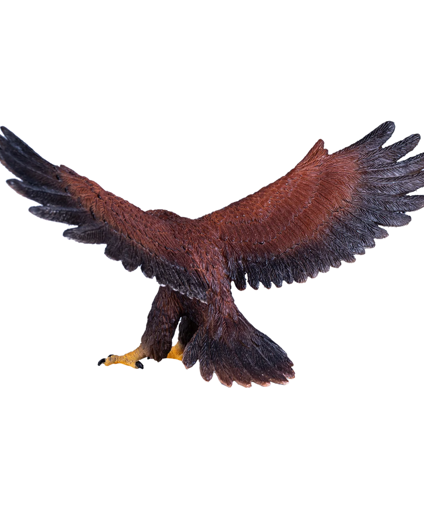 Mojo Golden Eagle Large Animal Figure Toy, Realistic Bird of Prey Collectible for Kids