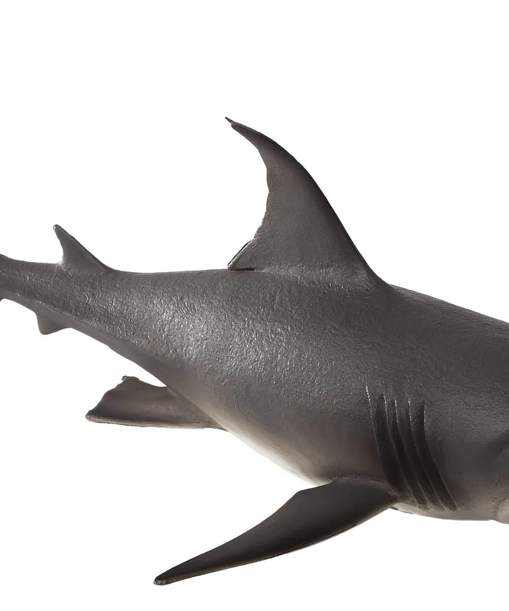 Mojo White Shark Deluxe I Animal Figure Toy, Realistic Ocean Predator Collectible for Kids