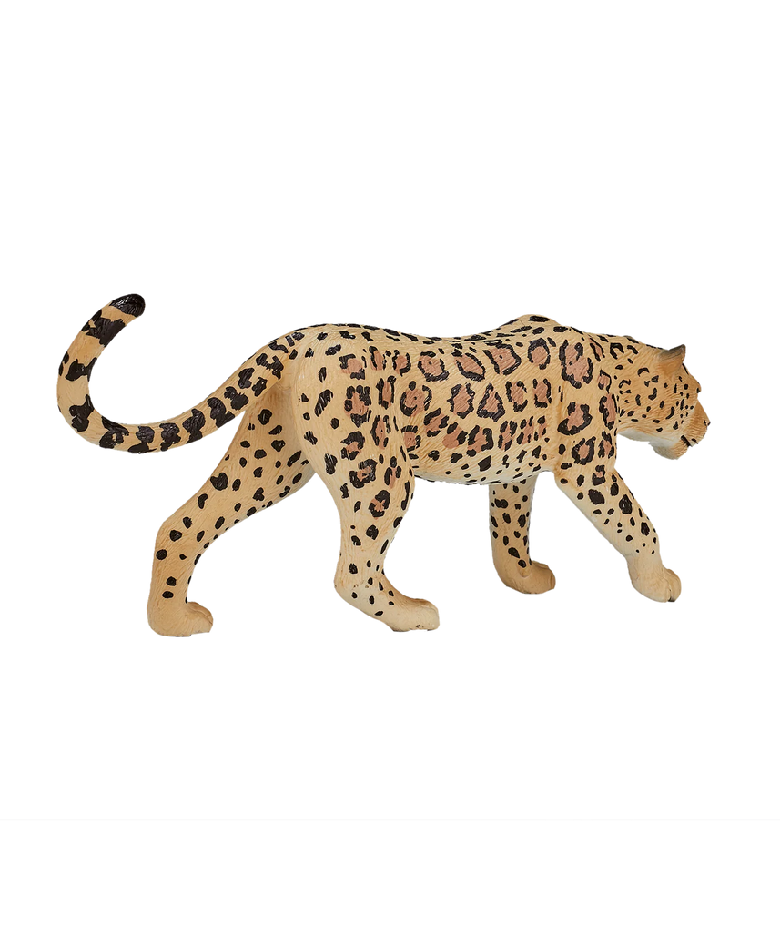 Mojo Leopard Large Animal Figure Toy, Realistic Wildlife Collectible for Kids