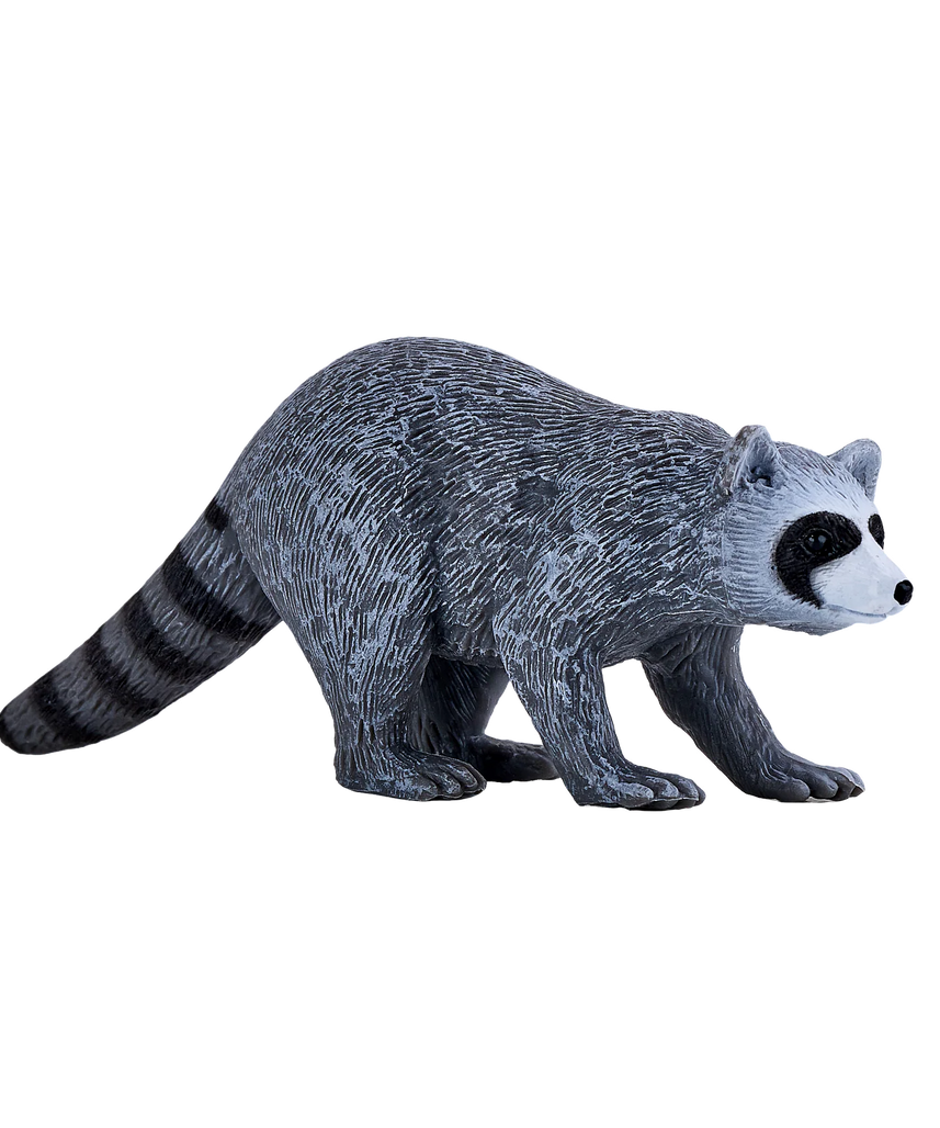 Mojo Raccoon Medium Animal Figure Toy, Realistic Forest Wildlife Collectible for Kids