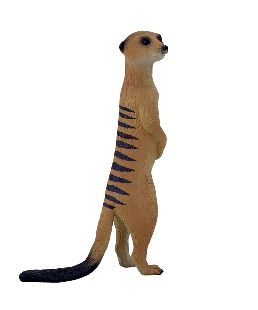 Mojo Meerkat Small Animal Figure Toy, Realistic Desert Wildlife Collectible for Kids
